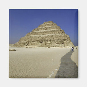 Step pyramid at Saqqara, one of the earliest Magnet