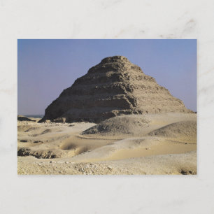 Step pyramid of King Djoser  Old Kingdom Postcard
