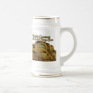 Step-Son's Rock-Solid White Beer Stein