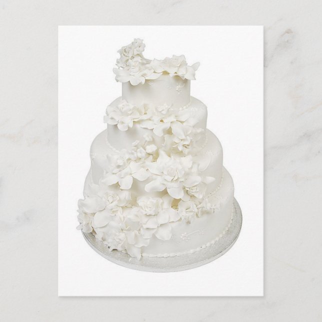 Step Type Wedding Cake Postcard (Front)