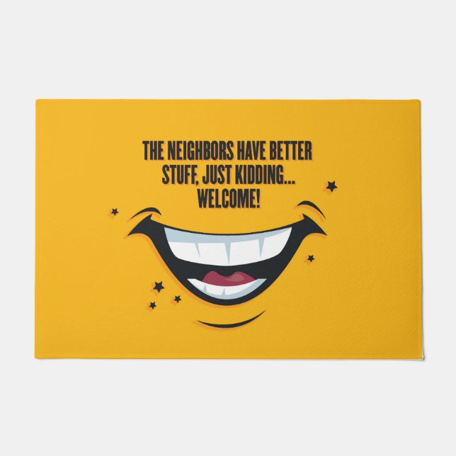 Step Up Your Welcome Game with Funny Door Mats (Front)
