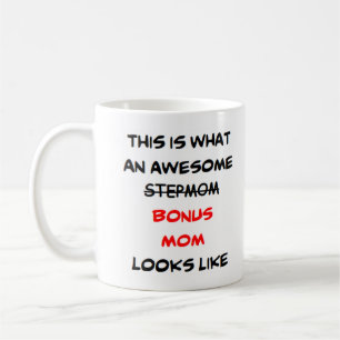 stepdad bonus mom, awesome coffee mug