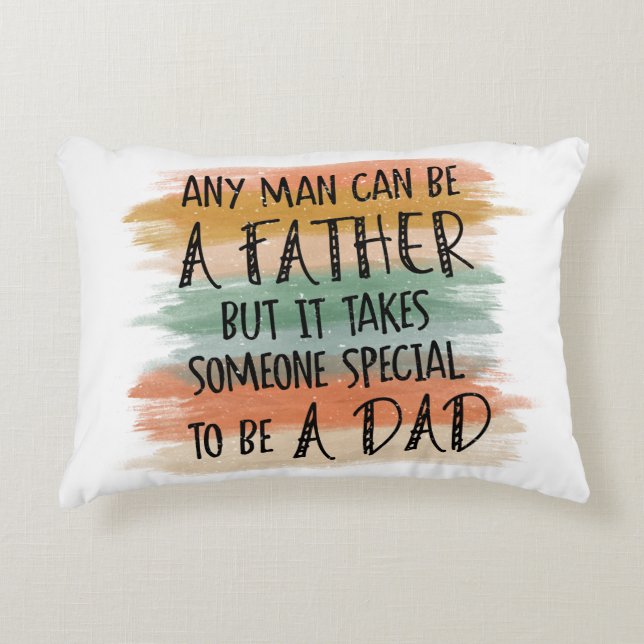 Stepdad Father's Day Gift | Special Dad Accent Pillow (Front)