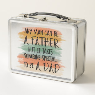 Stepdad Father's Day Gift   Special Dad Metal Lunch Box