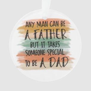 Stepdad Father's Day Gift   Special Dad Ornament