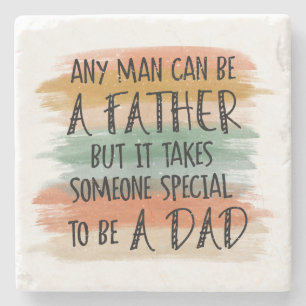 Stepdad Father's Day Gift Special Dad Stone Coaster