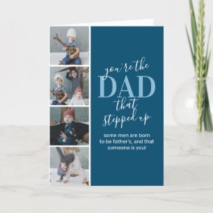 Stepdad Father's Day Photo Card