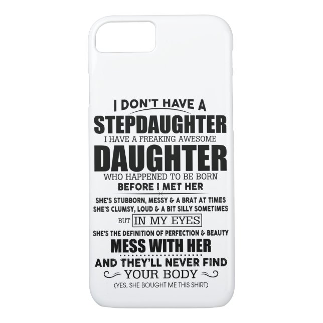 Stepdaughter Case-Mate iPhone Case (Back)