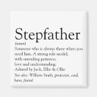 Stepfather Stepdad Personalized Definition Quote