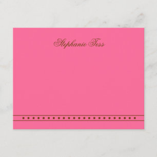 Stephanie Tess Bat Mitzvah Invitation Thank You