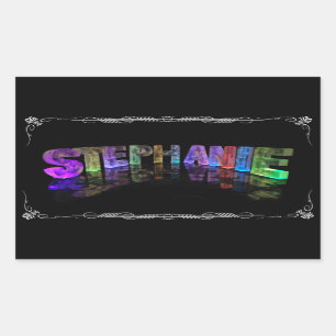 Stephanie  - The Name Stephanie in 3D Lights (Phot Sticker
