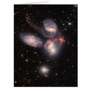 Stephan's Quintet 5 Galaxies Deep Field James Webb