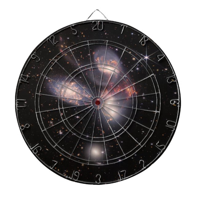 Stephan's Quintet 5 Galaxies Deep Field James Webb Dartboard (Front)
