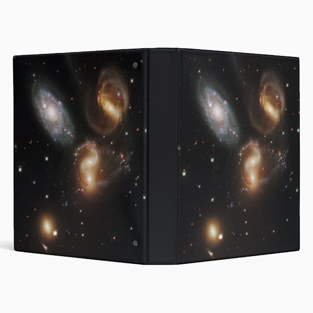 Stephan's Quintet: A Galaxy Galactic Wreckage Binder (Background)