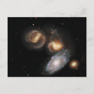 Stephan's Quintet Galaxies Postcard