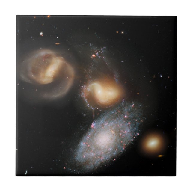 Stephan's Quintet Galaxies Tile (Front)
