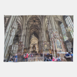 Stephansdom, Vienna Austria Kitchen Towel