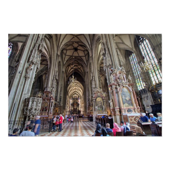 Stephansdom, Vienna Austria Poster (Front)