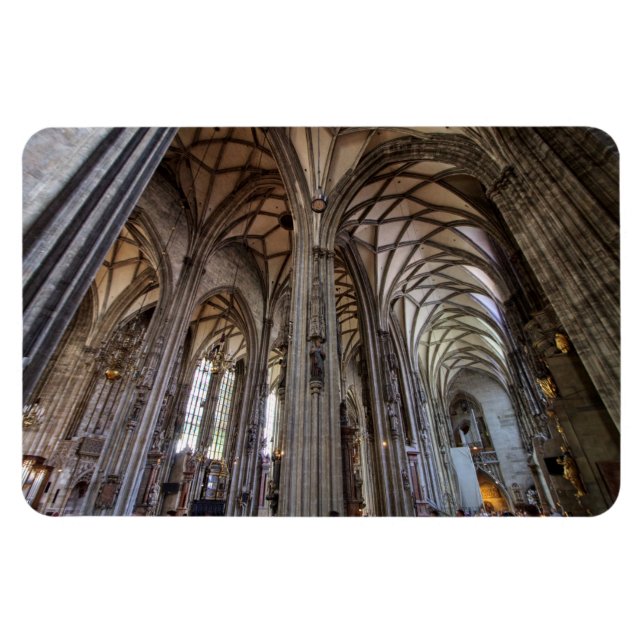 Stephansdom, Wien Österreich Magnet (Horizontal)