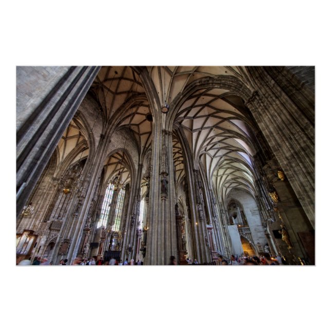 Stephansdom, Wien Österreich Poster (Front)