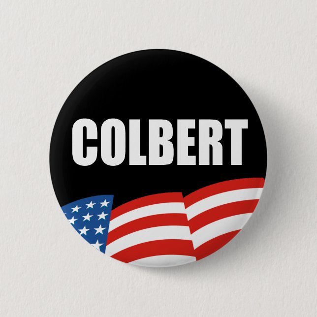 STEPHEN COLBERT Election Gear 2 Inch Round Button (Front)