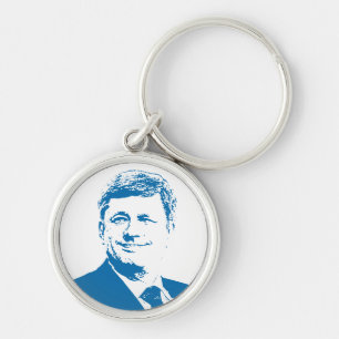 Stephen Harper Logo Keychain