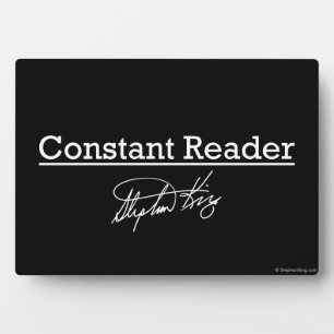 Stephen King, Constant Reader Plaque