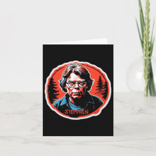 Stephen King Sticker  Card
