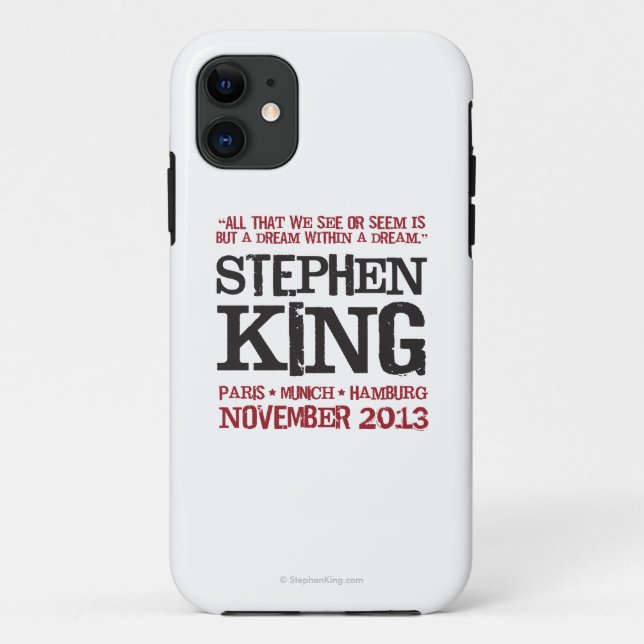 Stephen King's Euro Tour Case-Mate iPhone Case (Back)