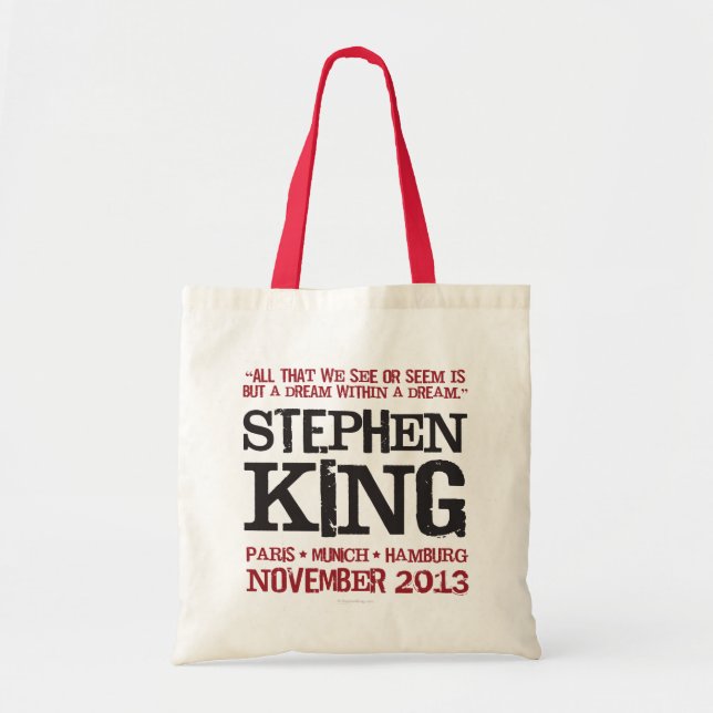 Stephen King's Euro Tour Tote Bag (Front)