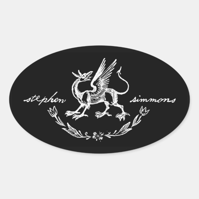 Stephen Simmons Griffin Sticker (Front)