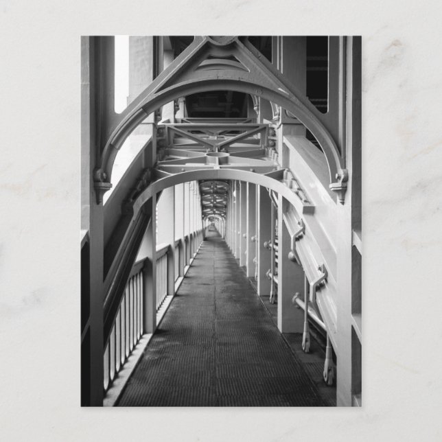 Stephensons High Level Bridge, Newcastle Upon Tyne Postcard (Front)