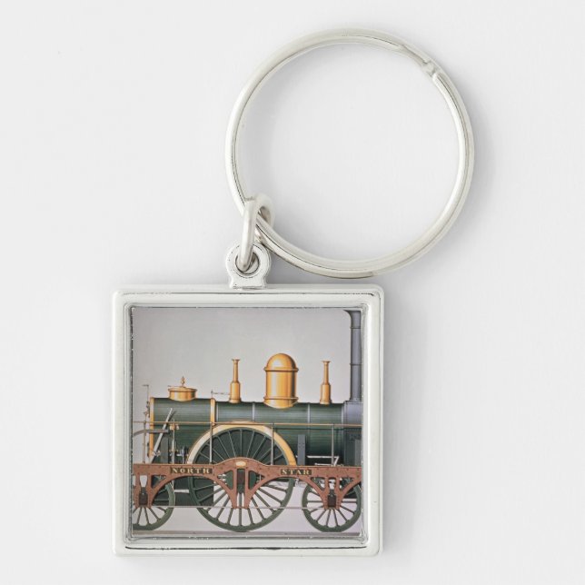 Stephenson's 'North Star' Steam Engine, 1837 Keychain (Front)