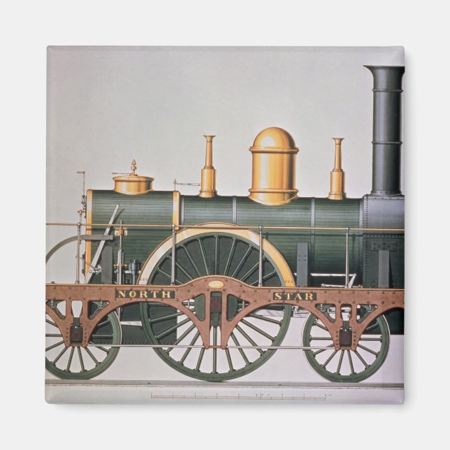 Stephenson's 'North Star' Steam Engine, 1837 Magnet (Front)