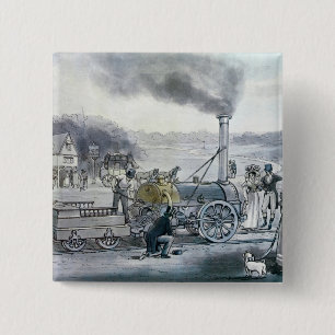 Stephenson's 'Northumbrian' 2 Inch Square Button