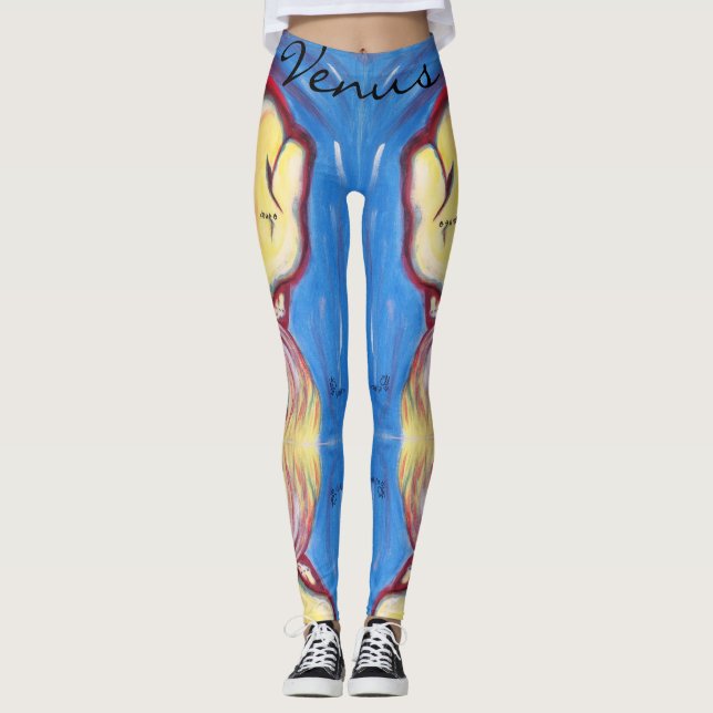 Steph's YingYang par Venus Leone Leggings (Devant)