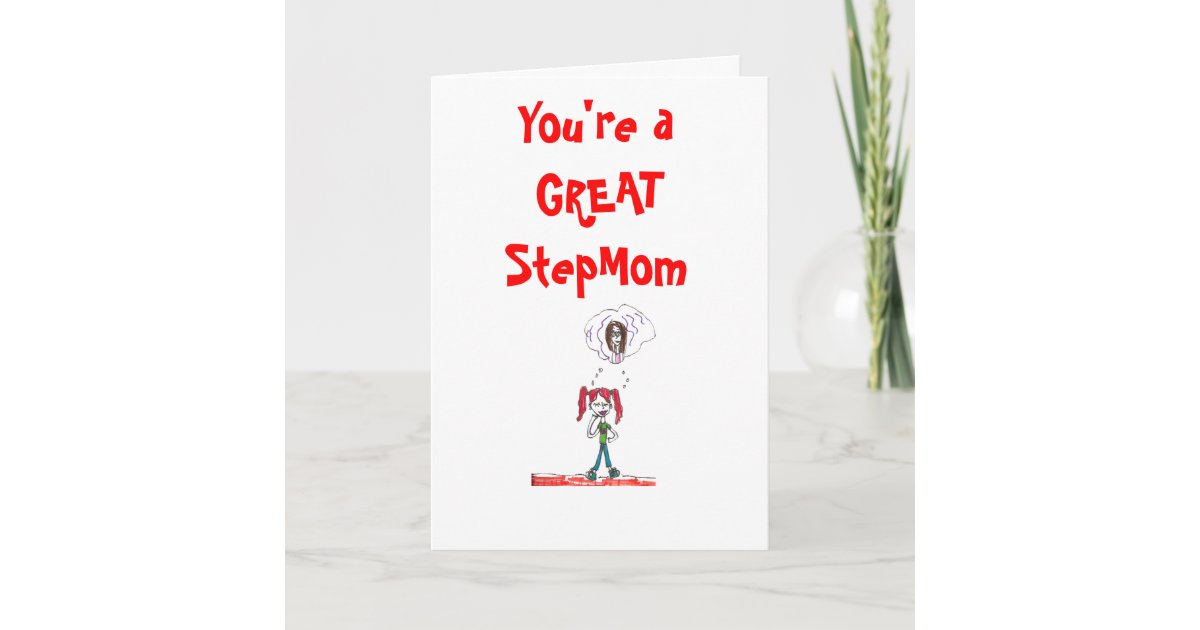 StepMom Birthday Card | Zazzle