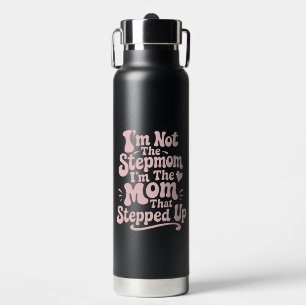 Stepmom Gift The Mom That Stepped Up Retro Water Bottle