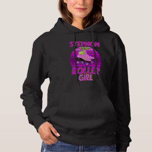 Stepmom Of The Birthday Girl Roller Skating Party Hoodie