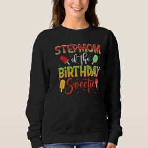 Stepmom Of The Birthday Sweetie Girl Watermelon M Sweatshirt