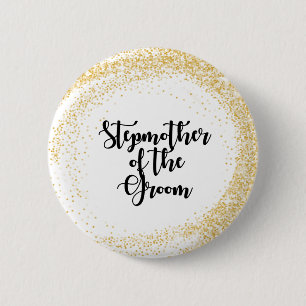 Stepmother of the Groom name tag 2 Inch Round Button