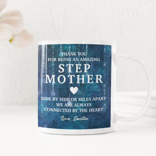 Stepmother Thank You Heartfelt Message Personalize Coffee Mug (Stepmother Thank You Heartfelt Message Personalize Coffee Mug
)