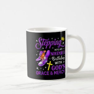 Stepng Into My November Birthday Queen Sneakers Gi Coffee Mug