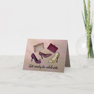 Steppin Out Happy Holidays Card