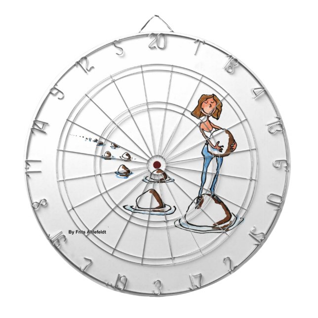 Stepping Forward Dartboard (Front)