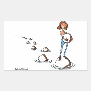 Stepping Forward Sticker