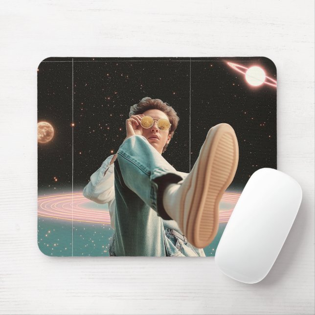 Stepping Into Another Orbit Mouse Pad (With Mouse)