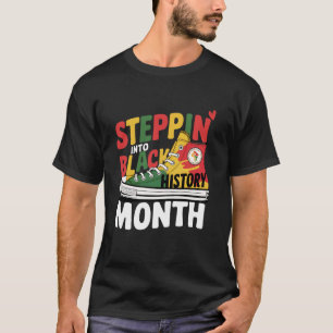 Stepping Into Black History Month Pride Sneakers A T-Shirt