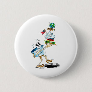 Stepping into Black Hole 2 Inch Round Button