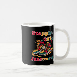 Stepping Into Juneteenth 1865 For Black African Am Coffee Mug